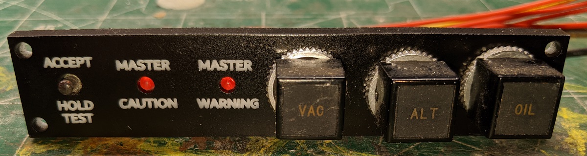 Laser cut custom annunciator panel