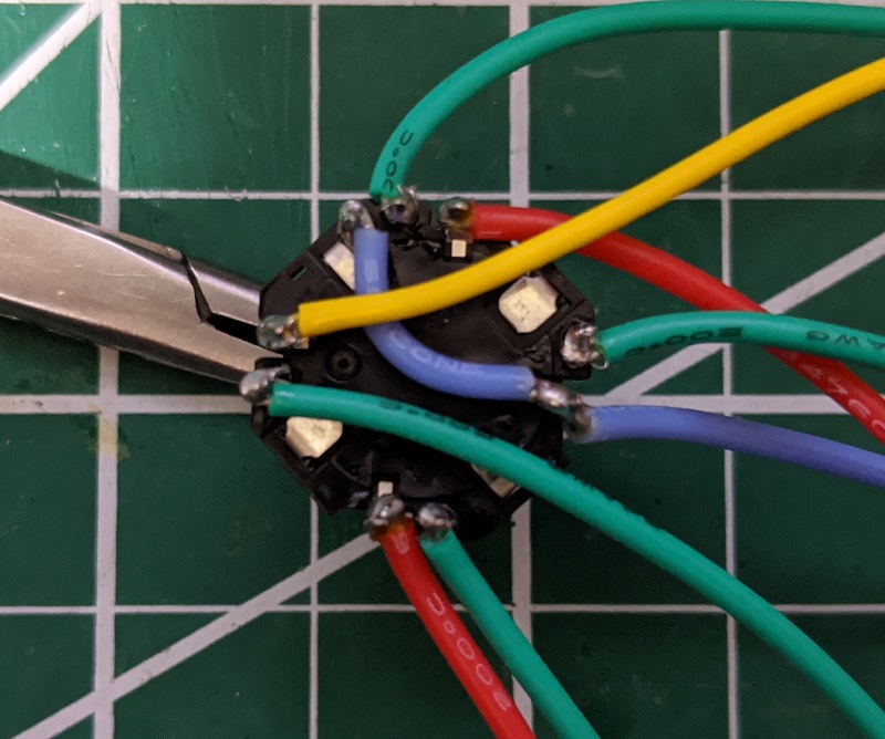 4-way joystick wiring